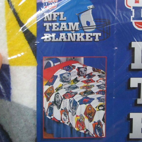 VTG Game Day NFL Team Blanket 72x90 Northwest Company USA Made Twin or Full Size - Picture 14 of 16